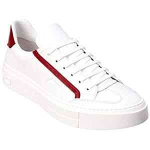 Salvatore Ferragamo Borg Sneaker With Red Detail